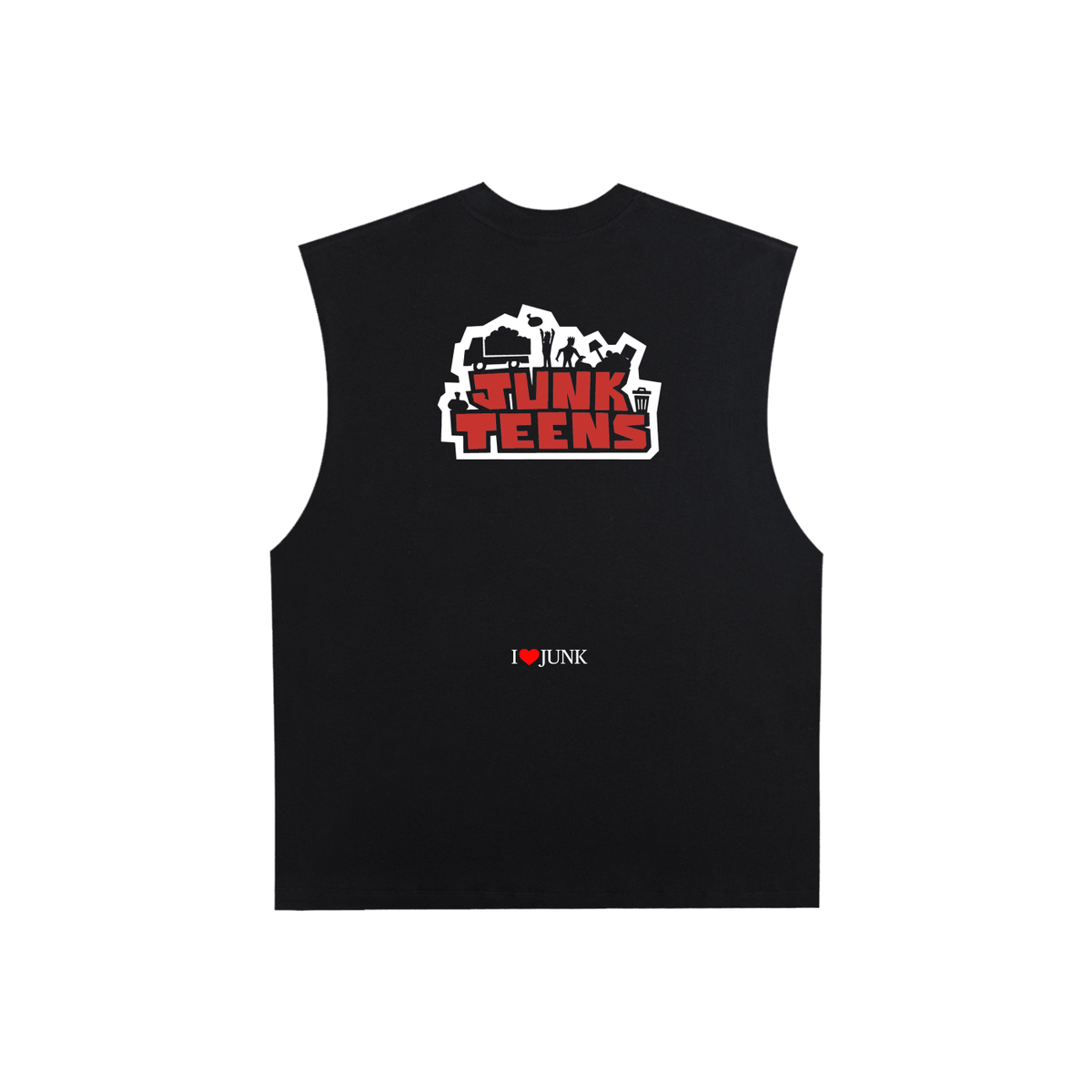 Junk Teens Raw Edge Sleeveless Tee