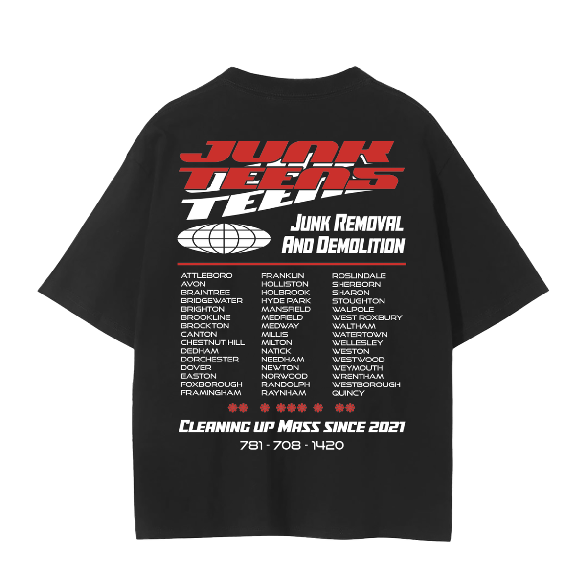 Junk Teens Tour Shirt - Red