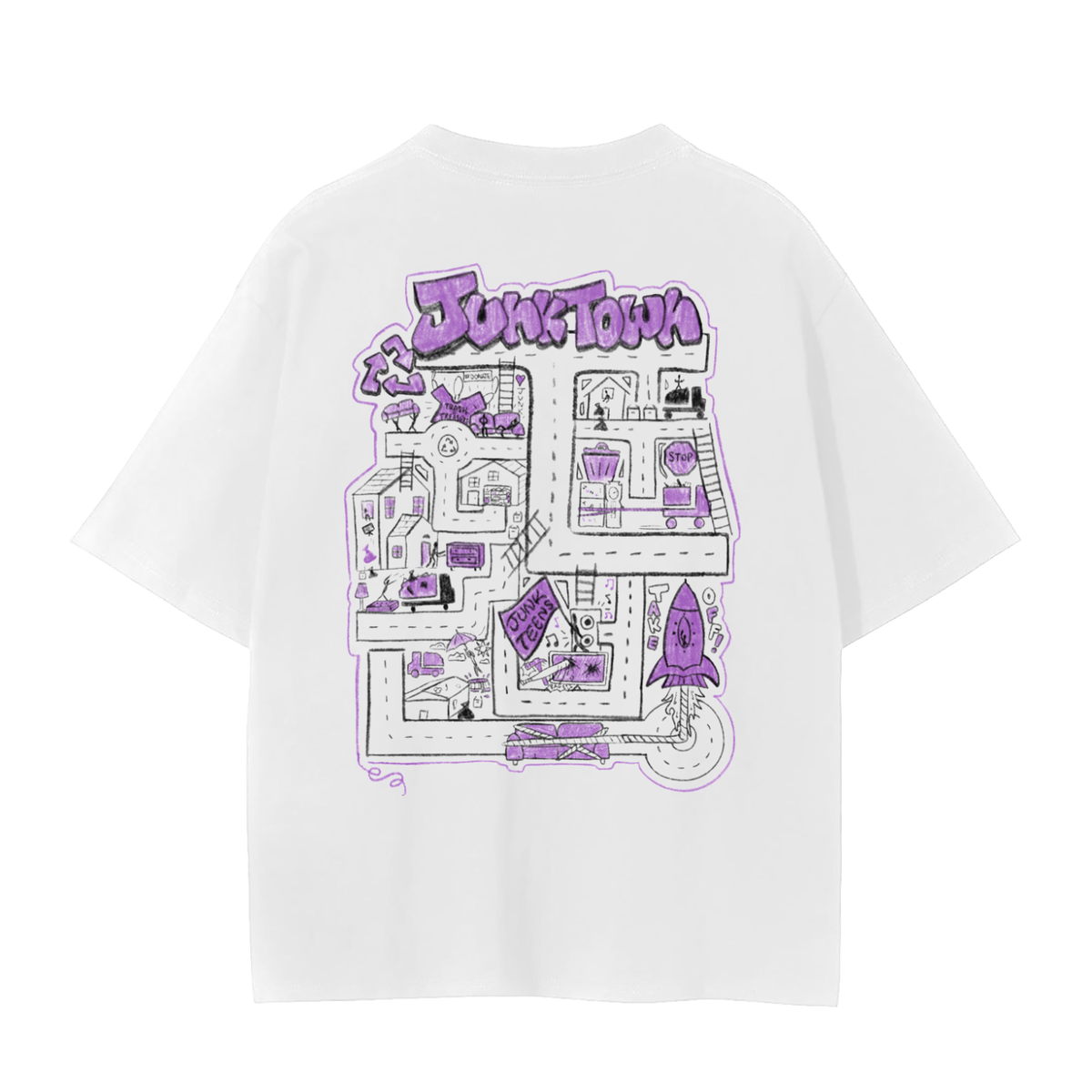 Junk Teens Cartoon Tee