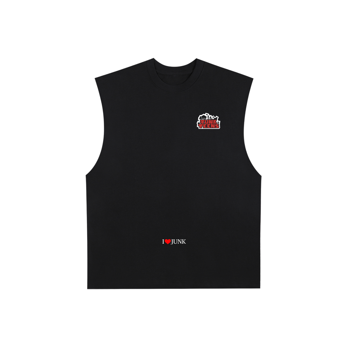 Junk Teens Raw Edge Sleeveless Tee